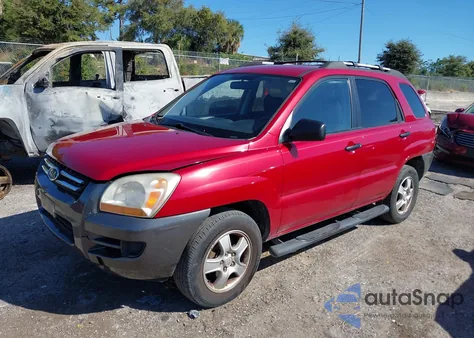 2008 Kia Sportage Lx z USA, uszkodzony, nr VIN KNDJF724687528933